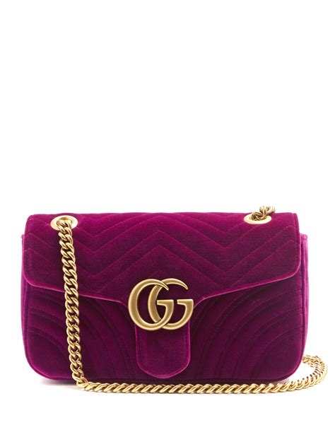 sac gucci mauve|gucci marmont handbags.